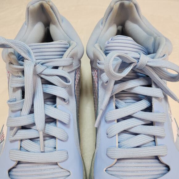 Adidas Marquee Boost Low Glow Blue Mens 14 Baby Blue Orange White Basketball - Picture 5 of 15